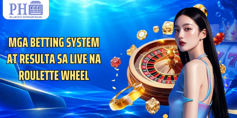 Mga betting system at resulta sa live na roulette wheel
