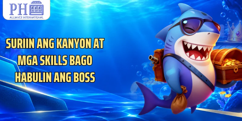 Suriin ang kanyon at mga skills bago habulin ang boss