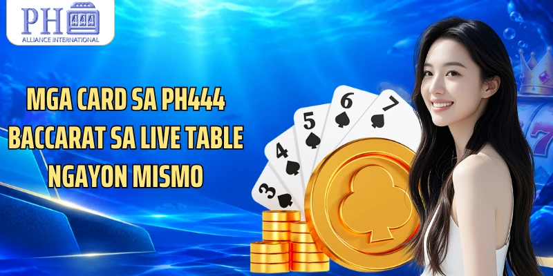 Mga card sa PH444 Baccarat sa live table ngayon mismo