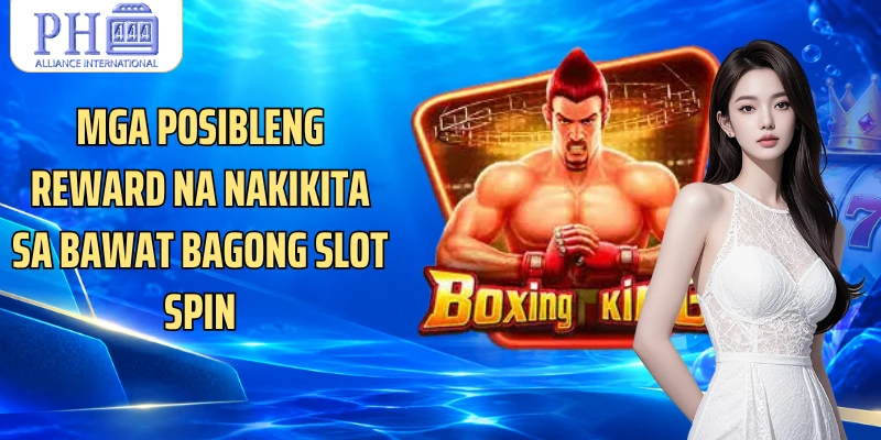 Mga posibleng reward na nakikita sa bawat bagong slot spin