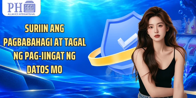 Suriin ang pagbabahagi at tagal ng pag-iingat ng datos mo